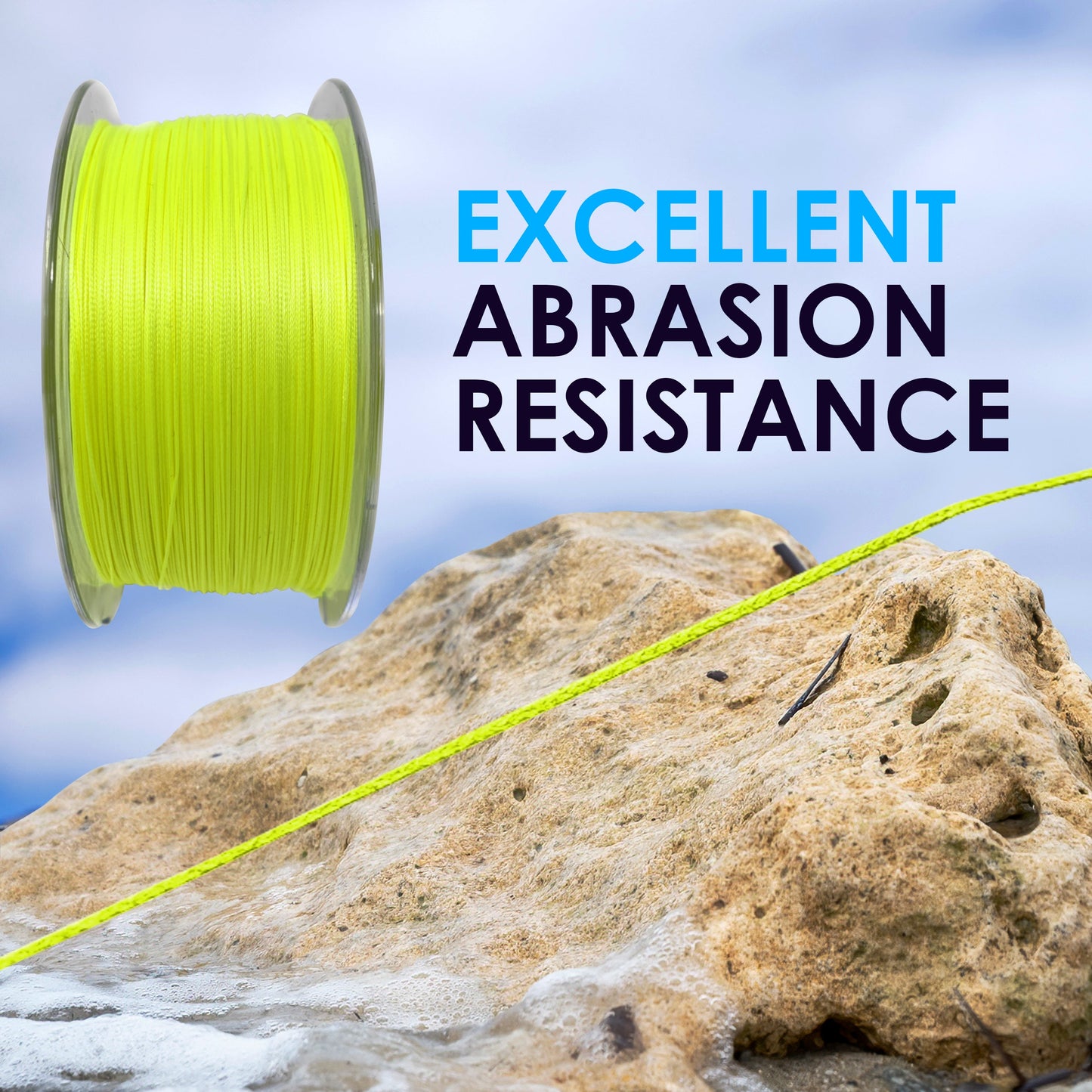 Reaction Tackle Hollow Core - 16 Strand Braided Fishing Line