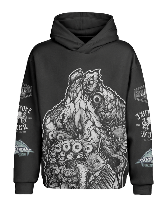 Kraken Fleece Dri Fit Hoodie w/ Kangaroo Pocket (Adult/Keiki)