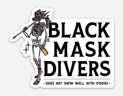 Does Not Swim Well With Others Tshirt - Navy