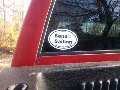 SendIt Sailing Oval Sticker