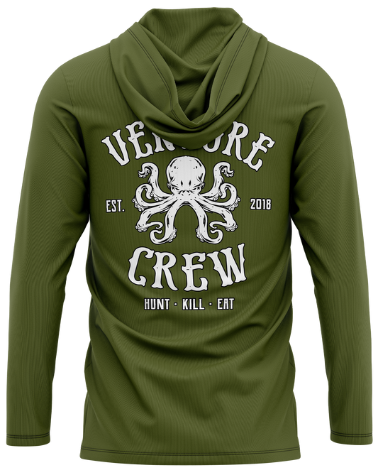 Venture Crew Dri Fit Hoodie Military Green (Adult/Keiki)