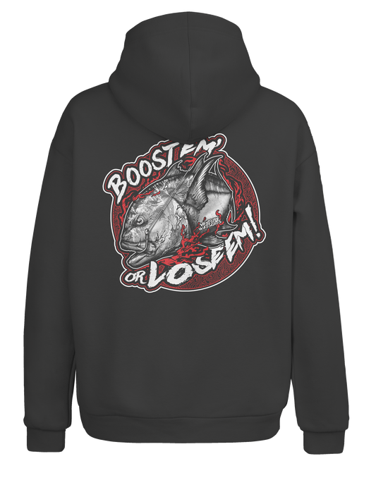 Boost Em Or Lose Em Fleece Dri Fit Hoodie w/ Kangaroo Pocket (Adult/Keiki)