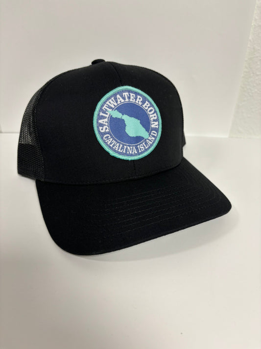 Catalina Island, CA Structured Mesh Trucker Hat