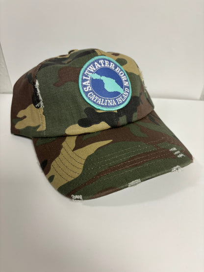 Catalina Island, CA Vintage Distressed Hat