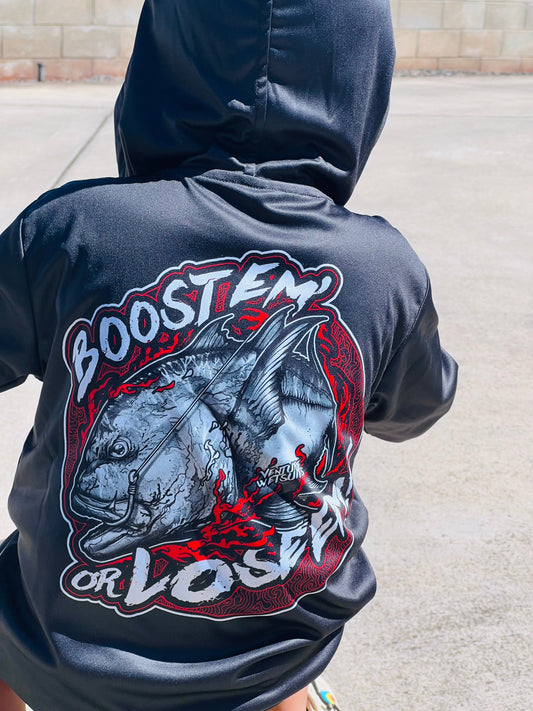 Boost Em Or Lose Em Bloody Dri Fit Hoodie (Adult/Keiki)