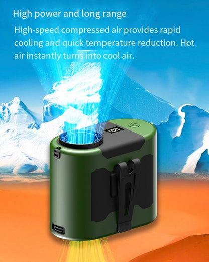 LITEGUEST Tactical Waist Clip Fan – Wearable Cooling for Outdoors