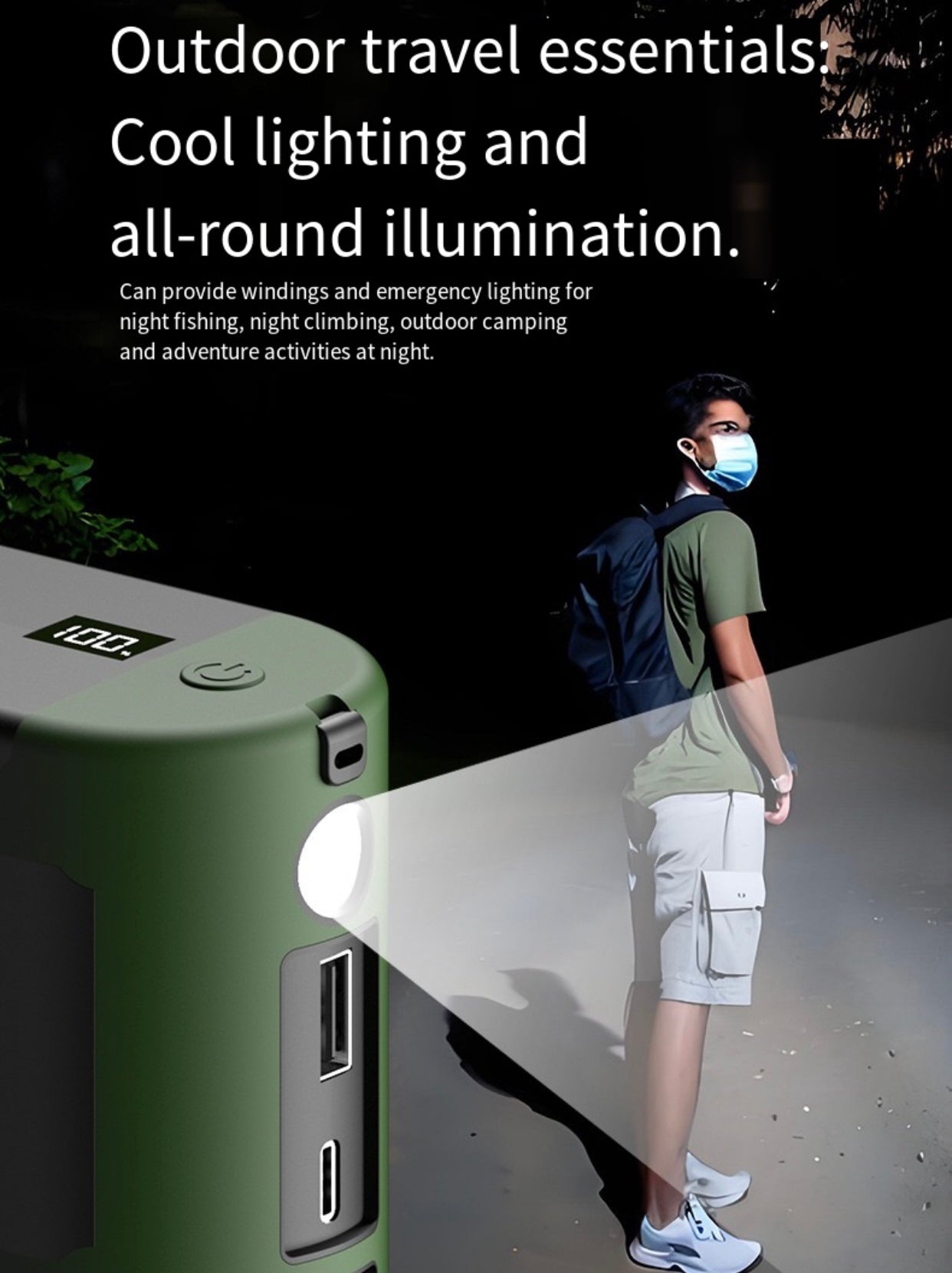 LITEGUEST Tactical Waist Clip Fan – Wearable Cooling for Outdoors