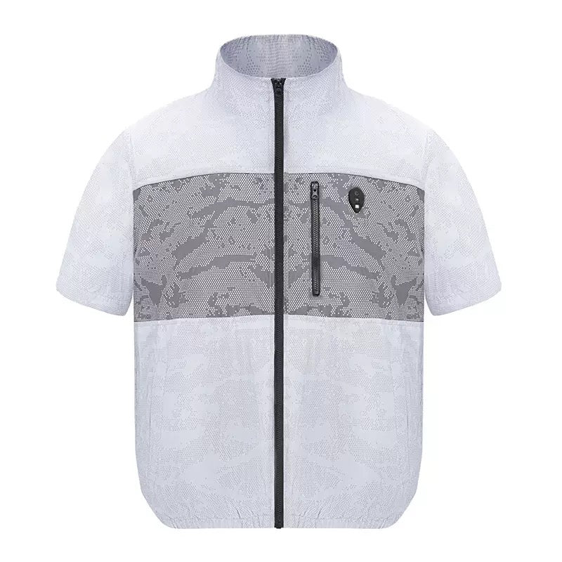 LITEGUEST Cooling Fan Jacket with LED Light Stay Cool for Outdoor