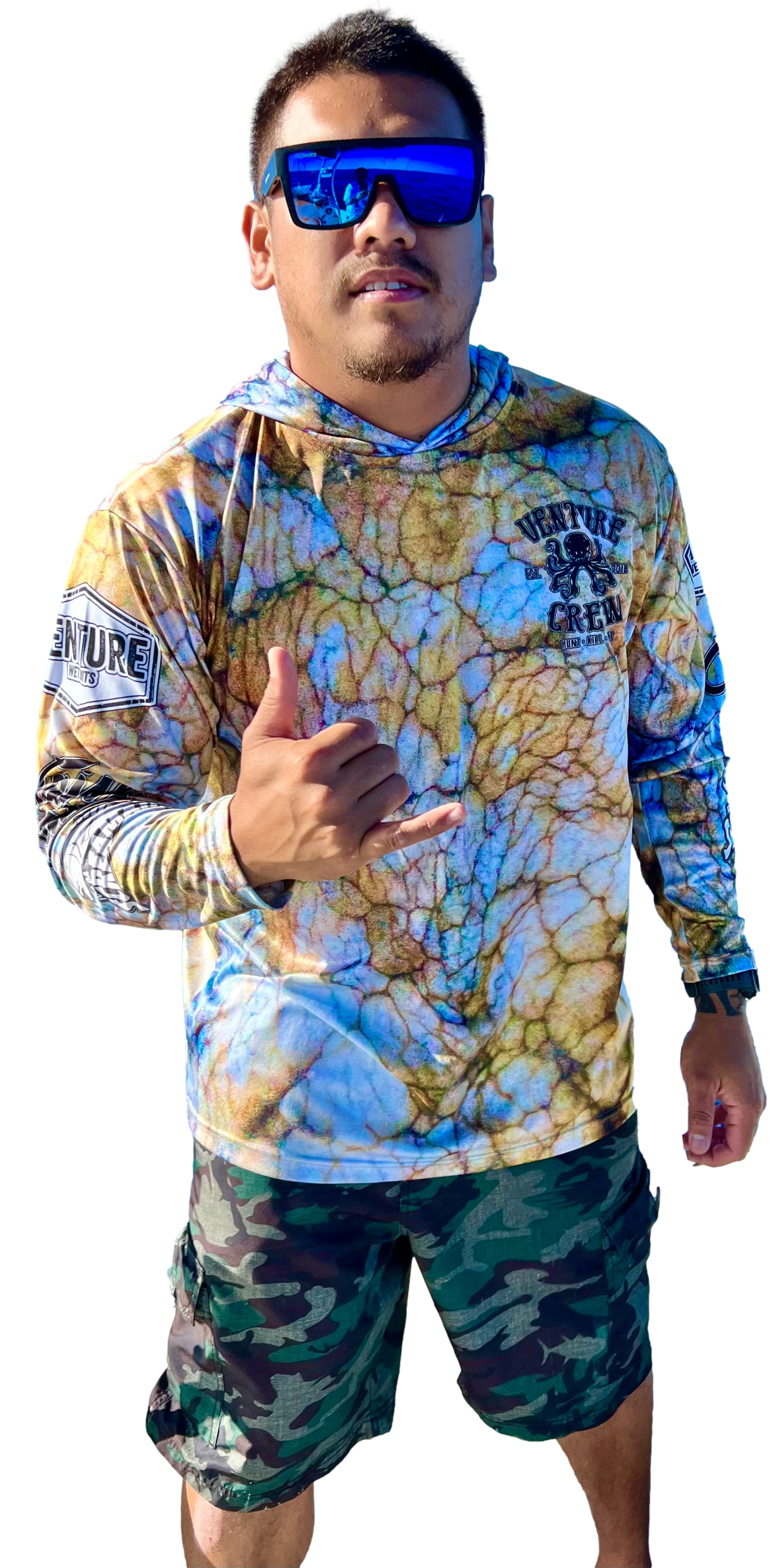 Blinky Tako Dri Fit Hoodie (Adult/Keiki)