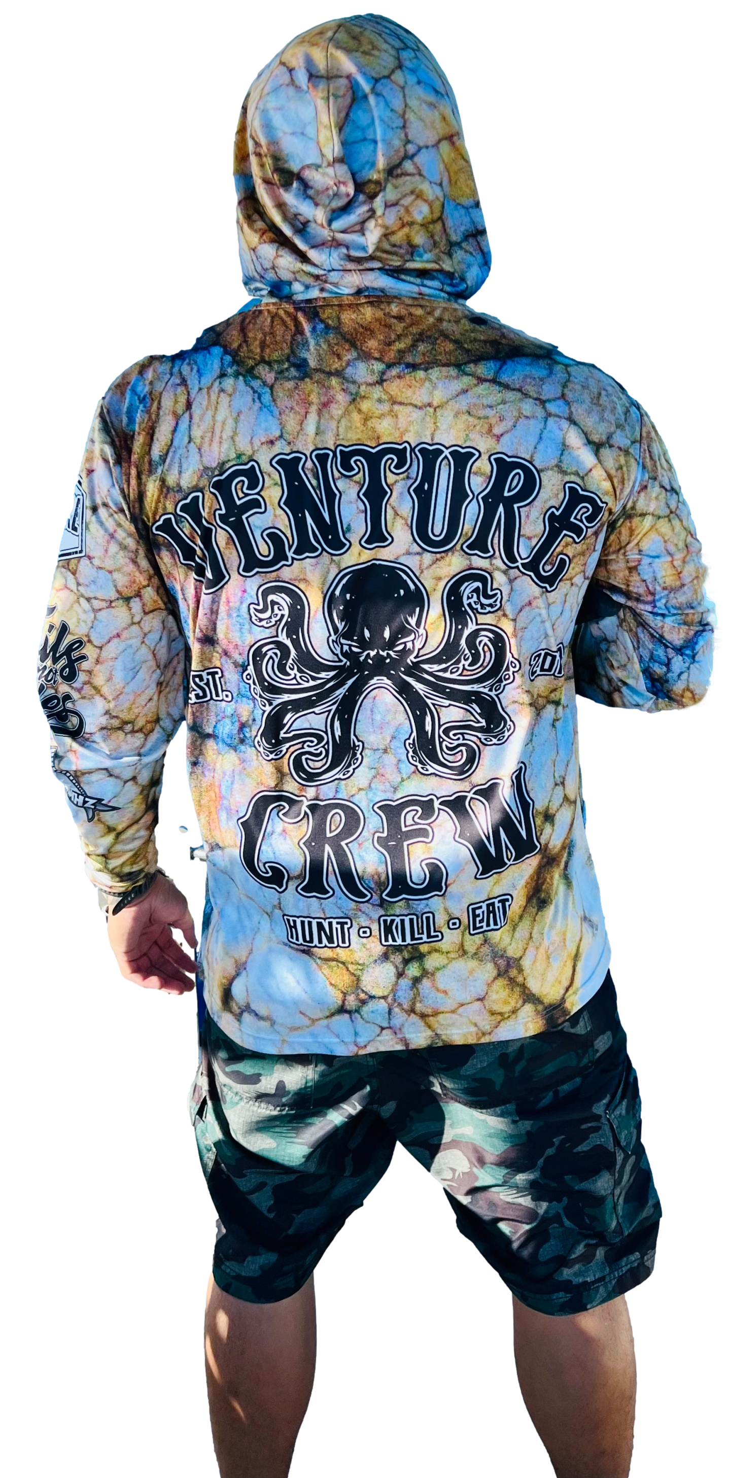 Blinky Tako Dri Fit Hoodie (Adult/Keiki)