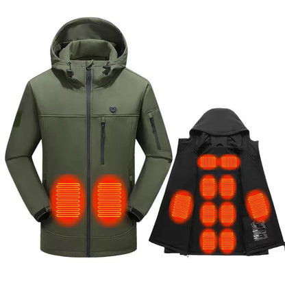 LITEGUEST 10-Zone Softshell Heated Jacket – USB Winter Jacket