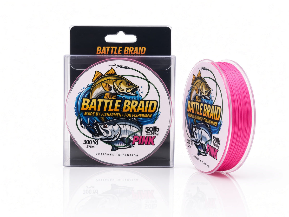 PINK 300 YARD SPOOLS 8x PE
