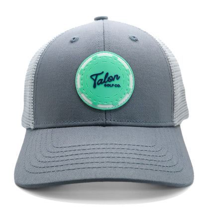 Mint Poker Chip Trucker Hat