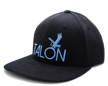Flat Brim Hat - Black/Blue/White
