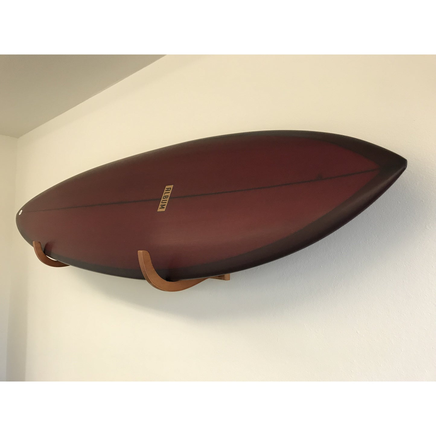 Surfboard Wood Display Wall Storage Rack