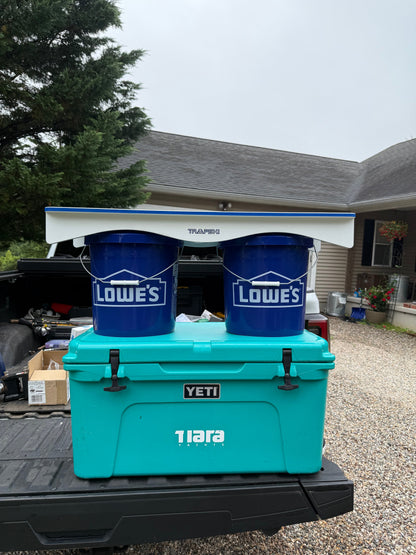 Made in the USA | Premium Double Bucket 33" Raised Fillet Table Cutting Board