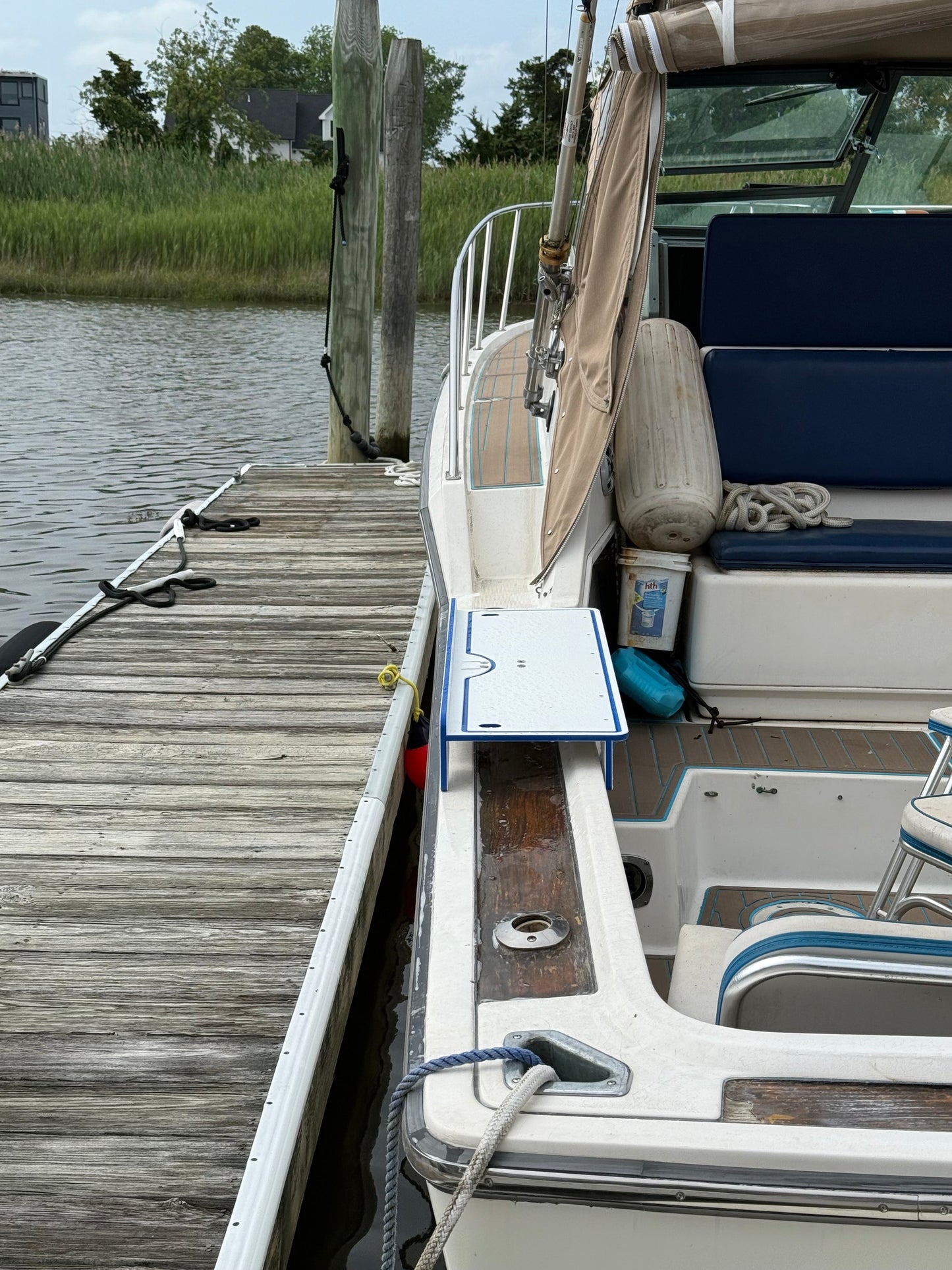 Made in the USA | Premium Double Bucket 33" Raised Fillet Table Cutting Board