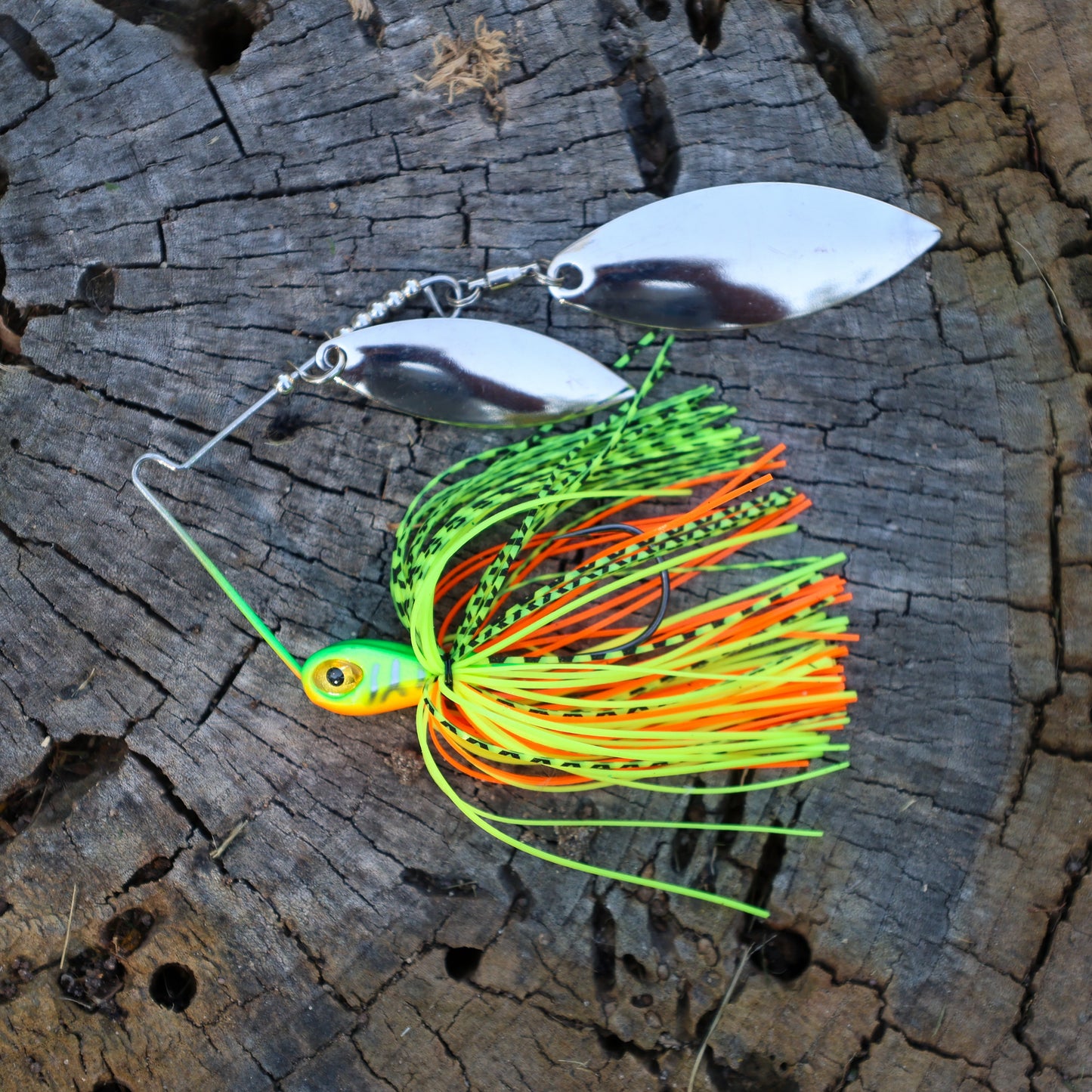 Reaction Tackle Lead Double Willow Blade Spinnerbait Jigs (3-Pack) - New