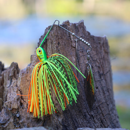 Reaction Tackle Lead Double Willow Blade Spinnerbait Jigs (3-Pack) - New