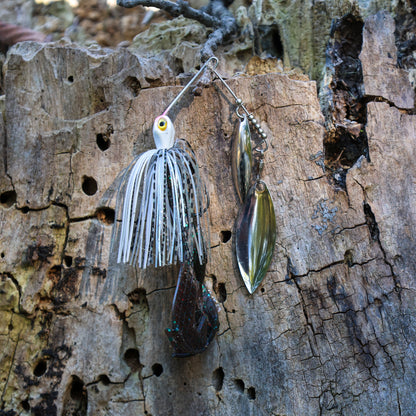 Reaction Tackle Lead Double Willow Blade Spinnerbait Jigs (3-Pack) - New