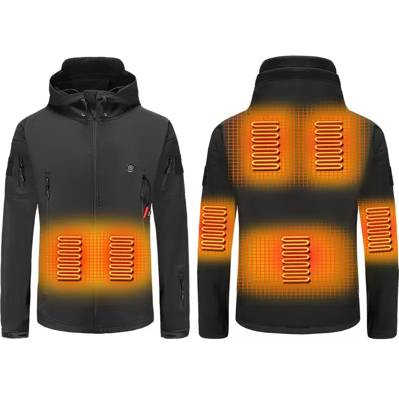 LITEGUEST 7-Zone Heated Hunting Jacket | USB Camo Jacket