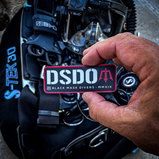 Black Mask Divers D.S.D.O. Sticker