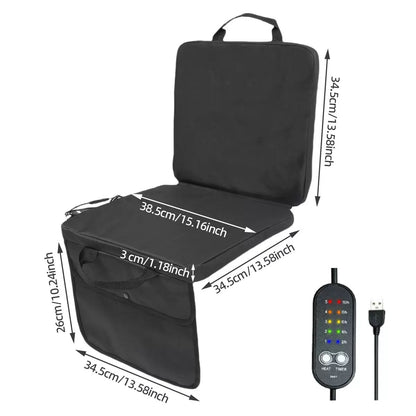 LITEGUEST USB Heated Stadium Seat Cushion – Warm Comfort on Bleachers