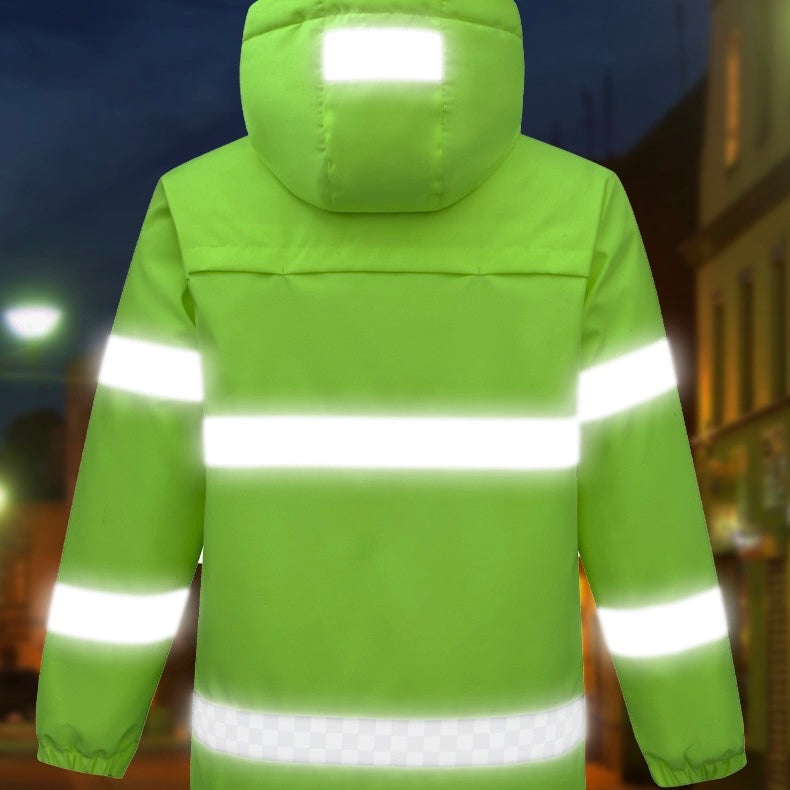LITEGUEST 8-Zone Heated Reflective Work Jacket for Outdoor Duty