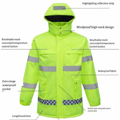 LITEGUEST 8-Zone Heated Reflective Work Jacket for Outdoor Duty