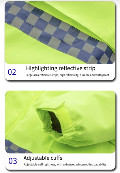 LITEGUEST 8-Zone Heated Reflective Work Jacket for Outdoor Duty