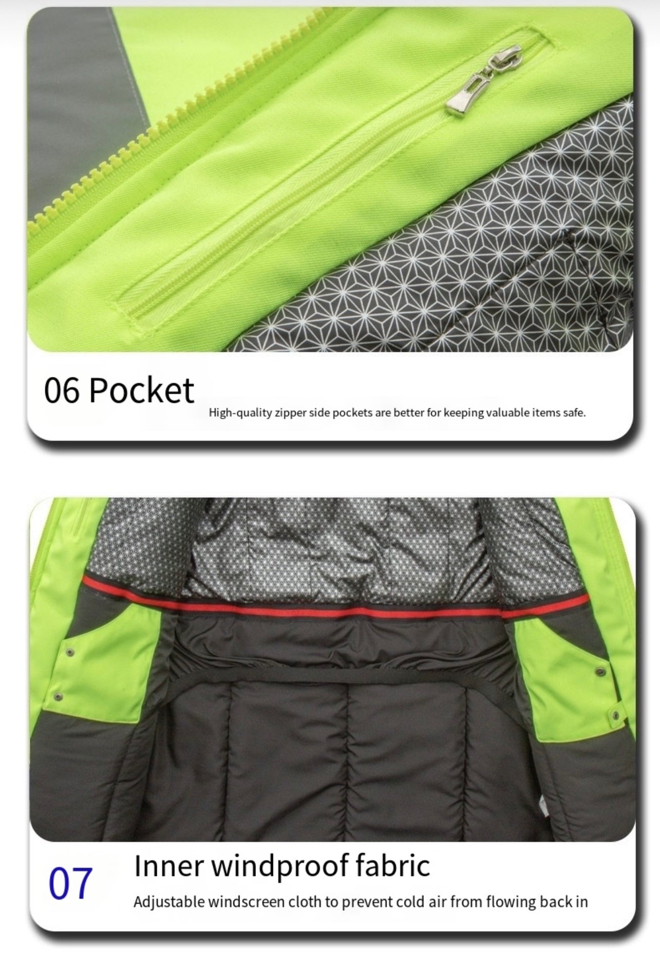 LITEGUEST 8-Zone Heated Reflective Work Jacket for Outdoor Duty