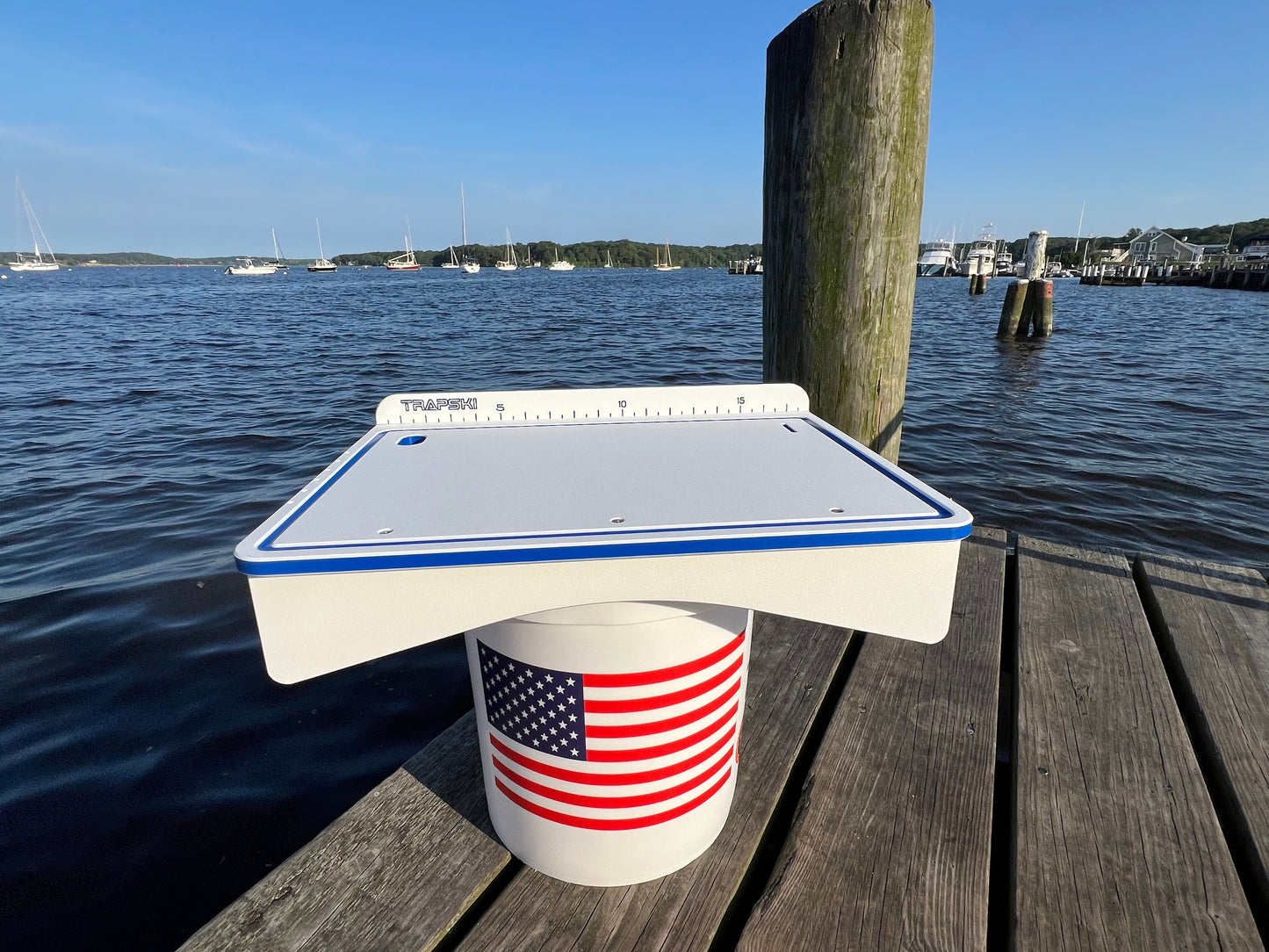 Made in the USA | Premium Single Bucket Raised 18" Fillet Table and Cutting Board