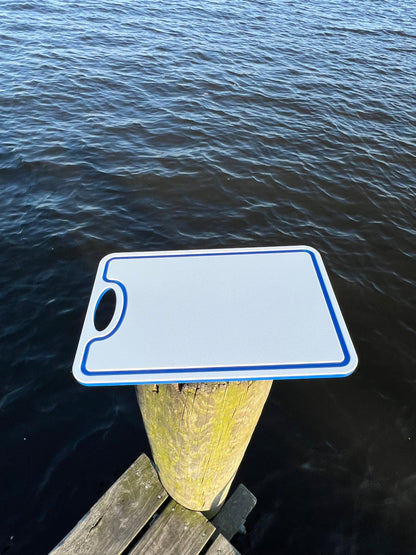 Made in the USA | Premium Cutting Board | Textured 1/2 inch HDPE UV Protected | Non-Skid or Mark Rubber Feet | Great for Boats & any Counter-top