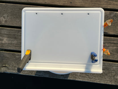 Made in the USA | Premium Single Bucket Raised 18" Fillet Table and Cutting Board