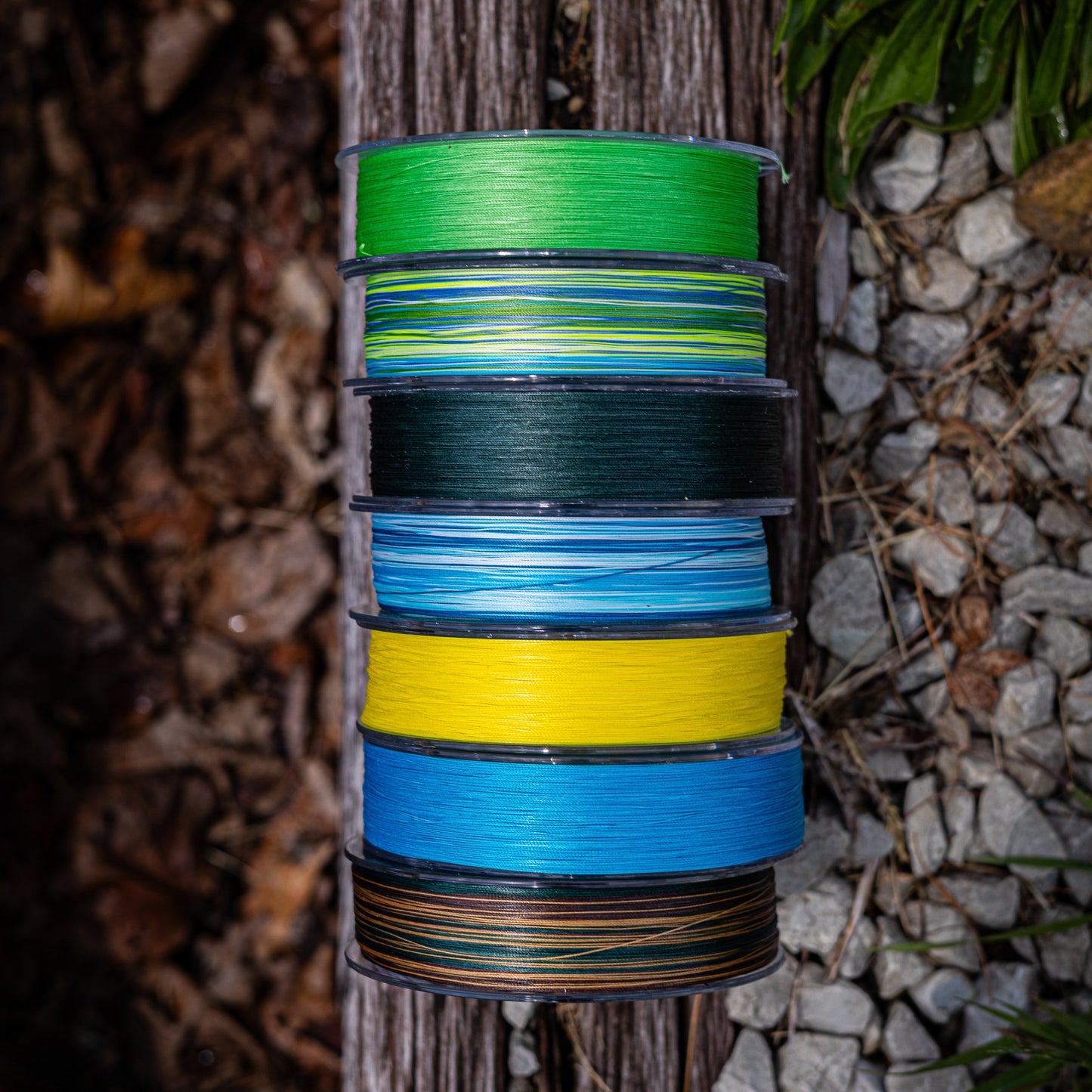 Reaction Tackle X8 Braided Fishing Line- Aqua Camo 8 Strand