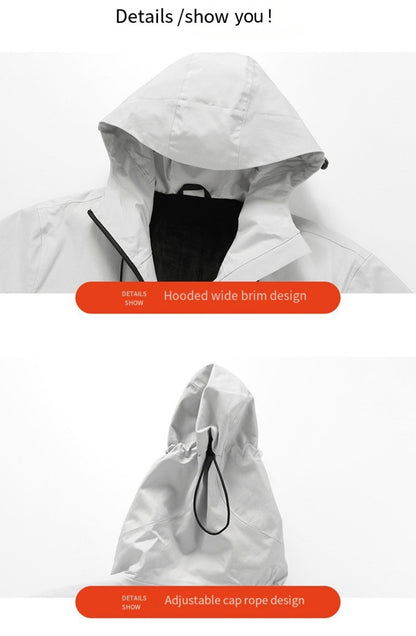 LITEGUEST Waterproof 5-Zone Heated Jacket USB-Powered for Outdoor