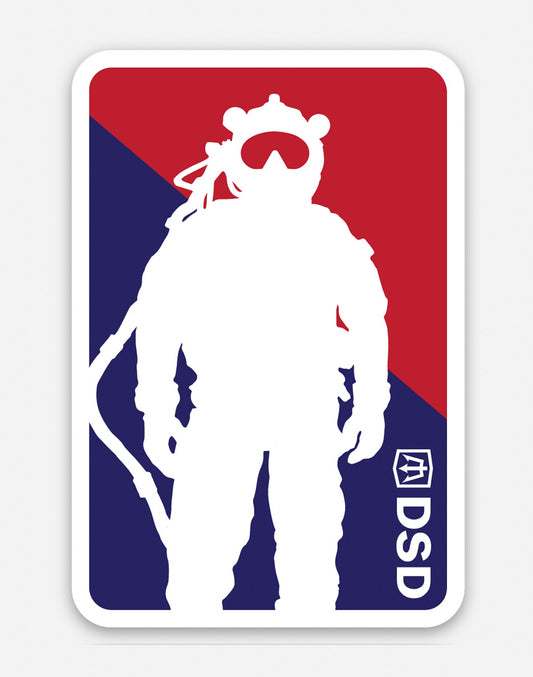 Black Mask Divers Majors DSD Sticker