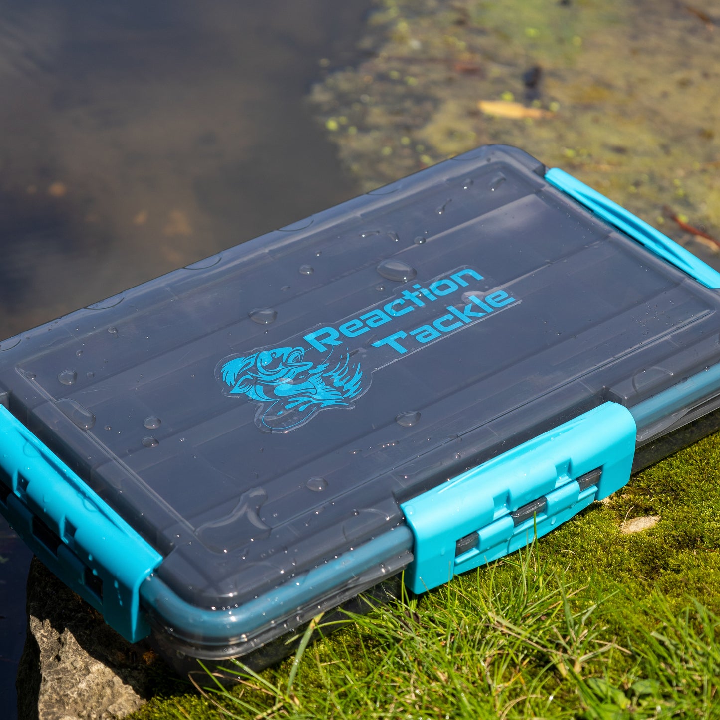 Reaction Tackle Waterproof Tackle Trays - 100% Secure with 3 Clips