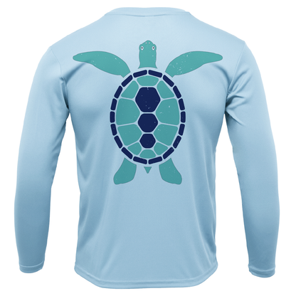 St. Pete Beach, FL Turtle Boy's Long Sleeve UPF 50+ Dry-Fit Shirt