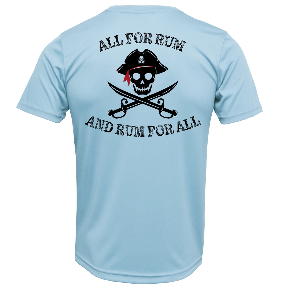 New York Freshwater Born "All For Rum and Rum For All" Men's Short Sleeve UPF 50+ Dry-Fit Shirt