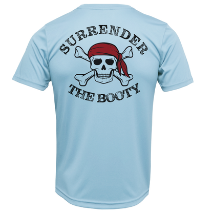 New York Freshwater Born "Surrender The Booty" Men's Short Sleeve UPF 50+ Dry-Fit Shirt