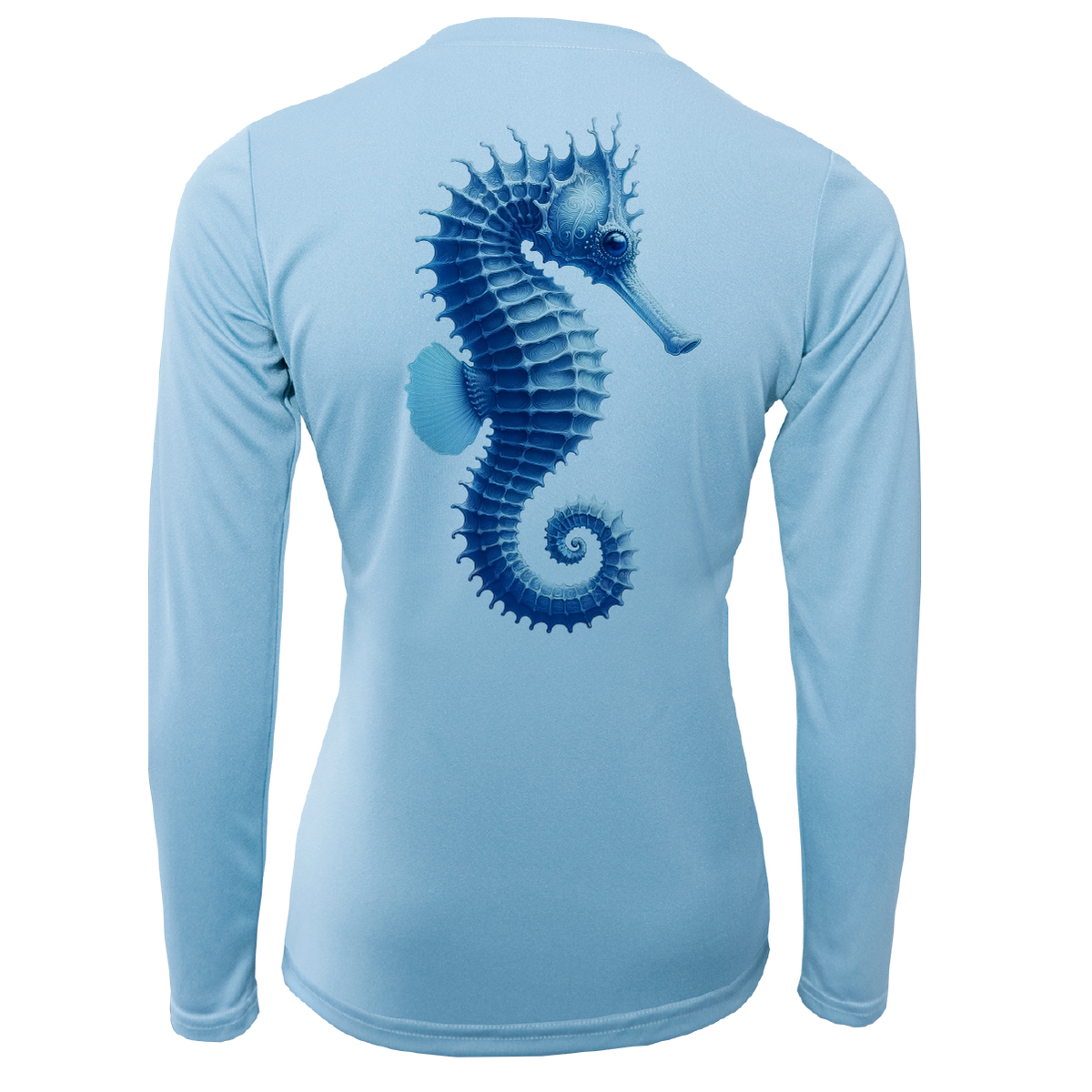 Key West, FL Seahorse Women's Long Sleeve UPF 50+ Dry-Fit Shirt