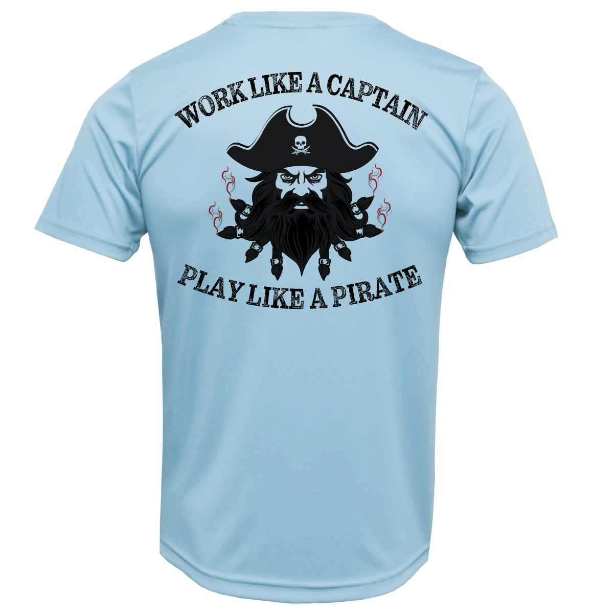 Saltwater Born Blackbeard Men's Short Sleeve UPF 50+ Dry-Fit Shirt