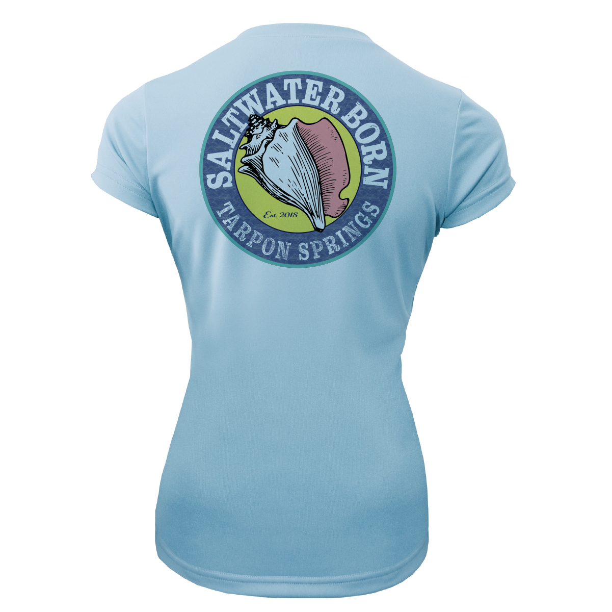 Tarpon Springs Florida Girl Women's Short Sleeve UPF 50+ Dry-Fit Shirt