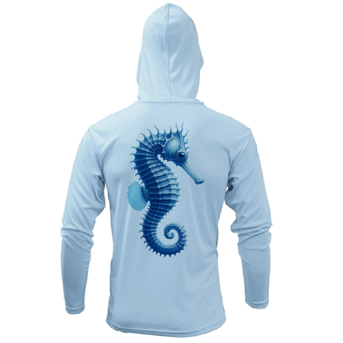 Key West, FL Seahorse Women's Long Sleeve UPF 50+ Dry-Fit Hoodie