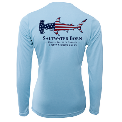 250th Anniversary Hammerhead Women's Long Sleeve UPF 50+ Dry-Fit Shirt