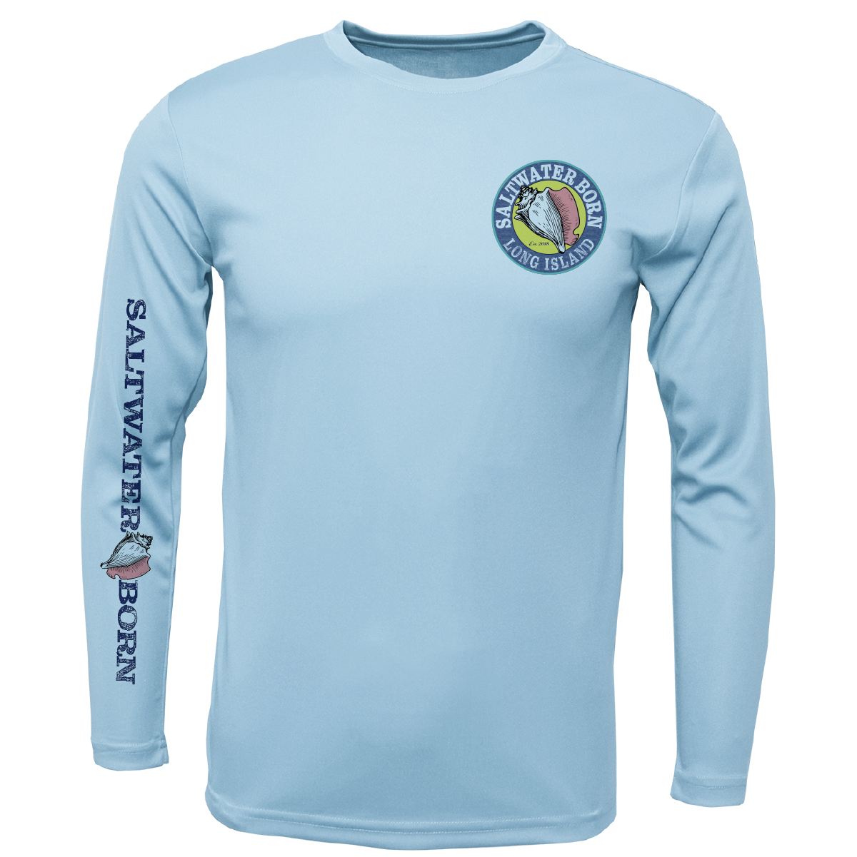 Long Island, NY Lighthouse Men's Long Sleeve UPF 50+ Dry-Fit Shirt