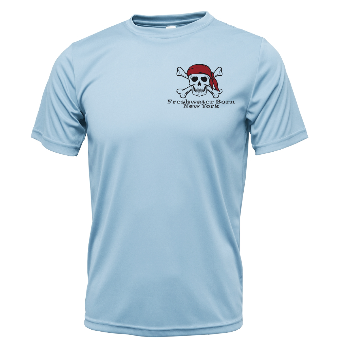 New York Freshwater Born "Surrender The Booty" Men's Short Sleeve UPF 50+ Dry-Fit Shirt