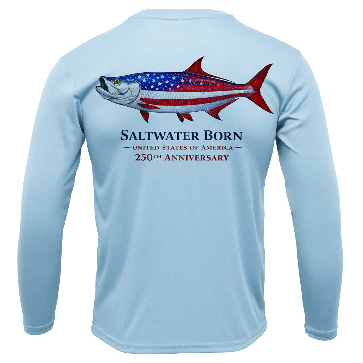 250th Action Tarpon Girl's Long Sleeve UPF 50+ Dry-Fit Shirt