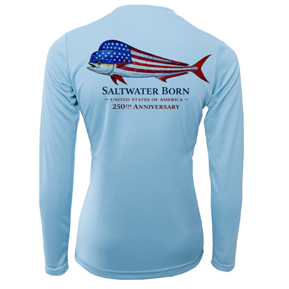 250th Anniversary Action Mahi Women's Long Sleeve UPF 50+ Dry-Fit Shirt